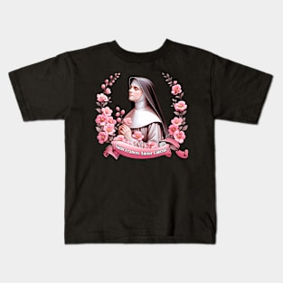 Mother Cabrini St Frances Xavier Cabrini Catholic Faith Kids T-Shirt